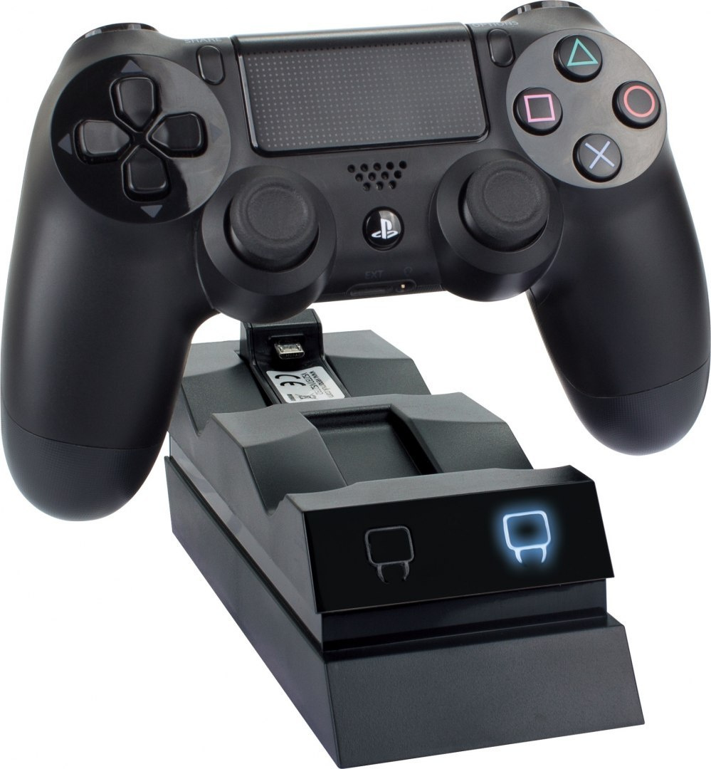 ŁADOWARKA STACJA DOKUJĄCA 2x KONTROLER PAD PS4 LED ŁADOWARKA STACJA DOKUJĄCA 2x KONTROLER PAD PS4 LED