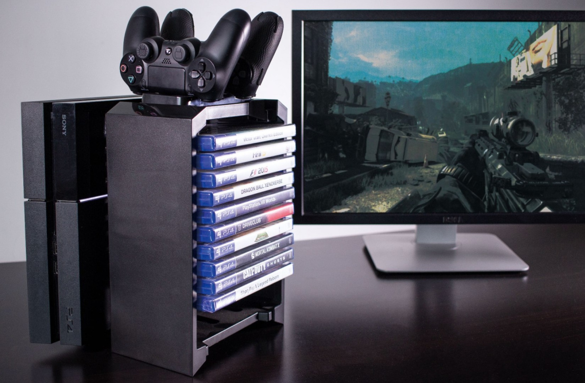 STACJA DOKUJĄCA PS4 ŁADOWARKA NA 2 KONTROLERY PADY STACJA DOKUJĄCA PS4 ŁADOWARKA NA 2 KONTROLERY PADY
