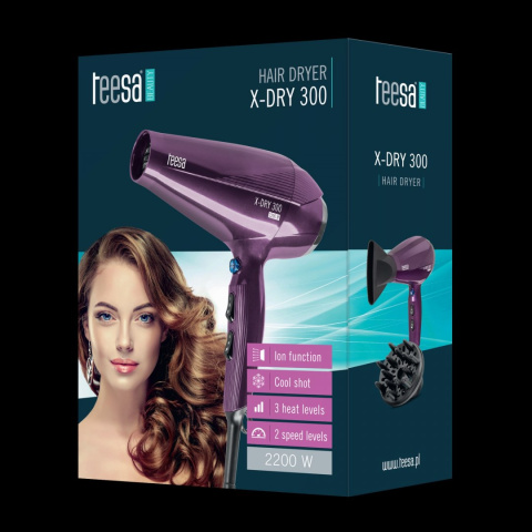 SUSZARKA DO WŁOSÓW X-DRY 2200W DYFUZOR JONIZACJA SUSZARKA DO WŁOSÓW X-DRY 2200W DYFUZOR JONIZACJA