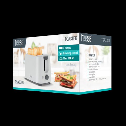 TOSTER OPIEKACZ DO KANAPEK 700W 7 POZIOMÓW TEESA TOSTER OPIEKACZ DO KANAPEK 700W 7 POZIOMÓW TEESA