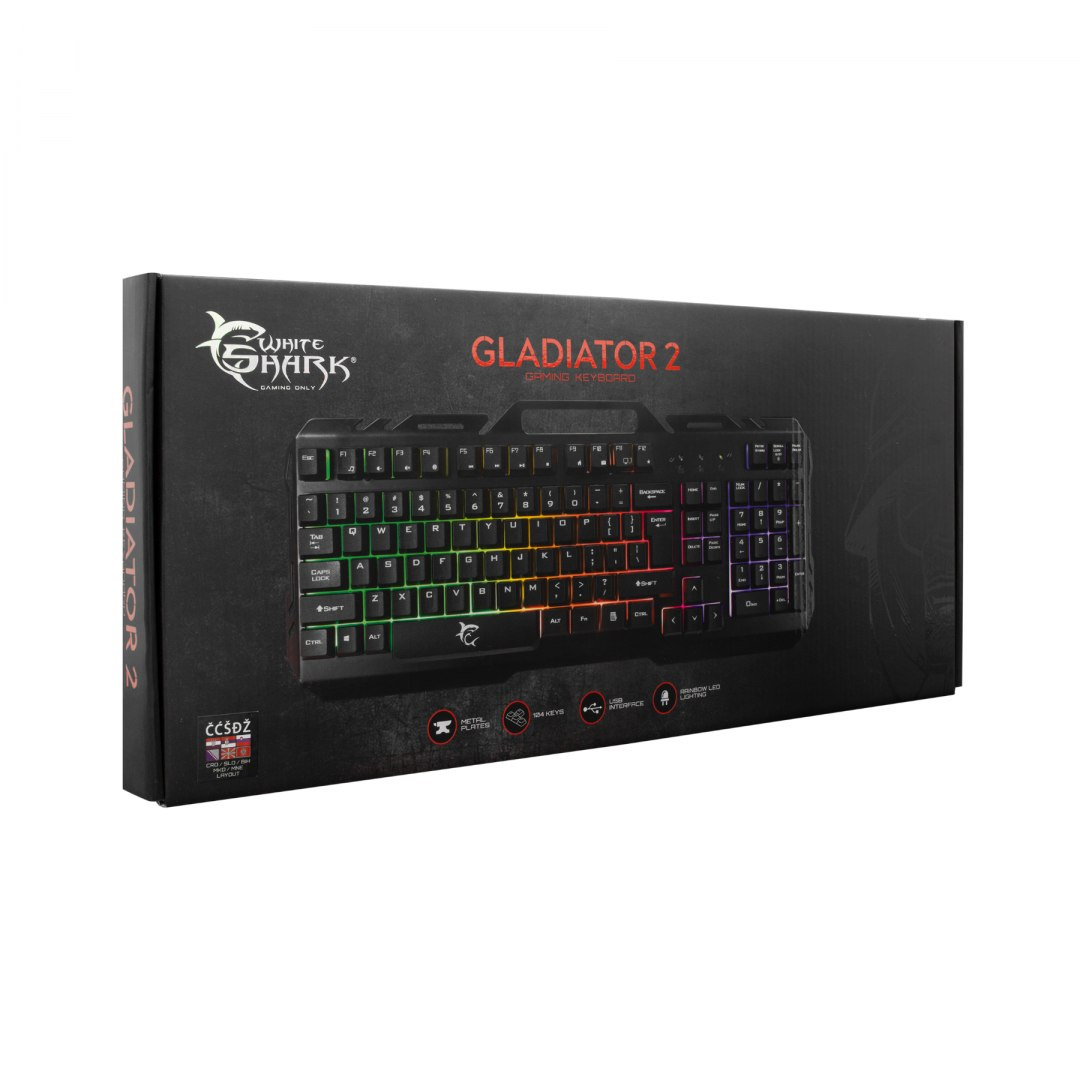 KLAWIATURA GAMINGOWA PODŚWIETLANA RGB METALOWA KLAWIATURA GAMINGOWA PODŚWIETLANA RGB METALOWA
