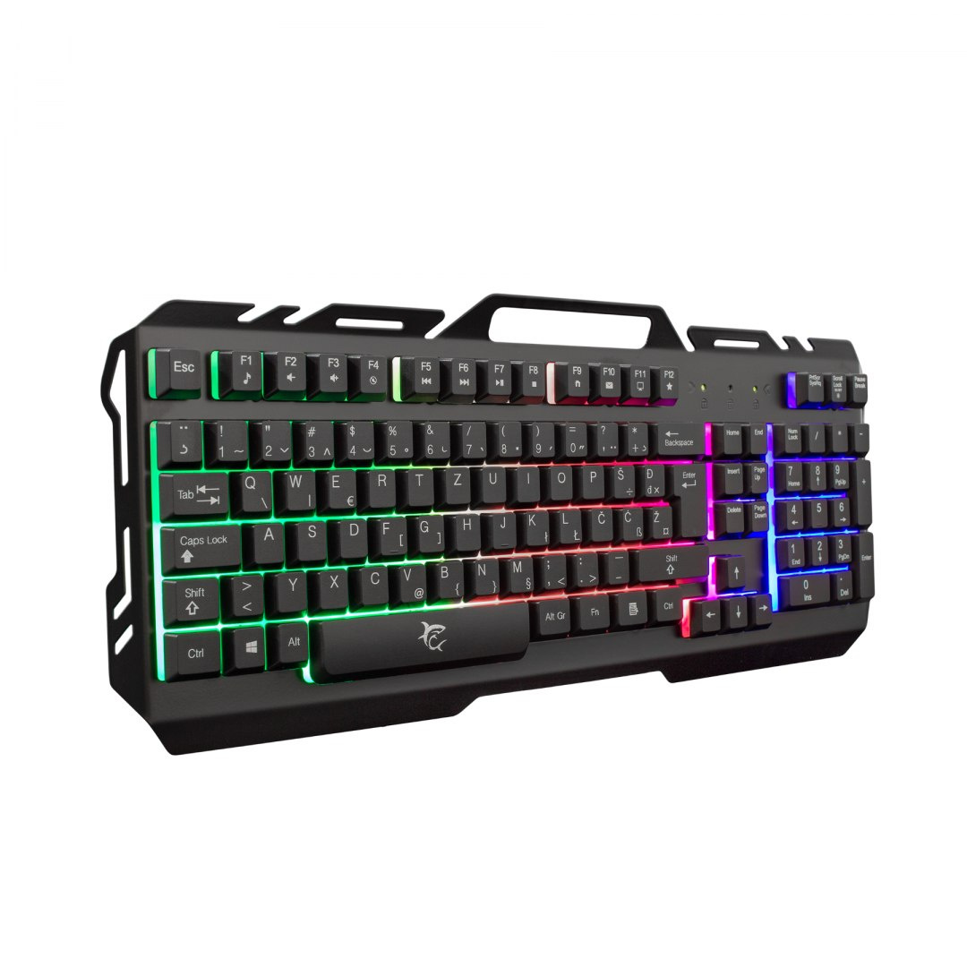 KLAWIATURA GAMINGOWA PODŚWIETLANA RGB METALOWA KLAWIATURA GAMINGOWA PODŚWIETLANA RGB METALOWA