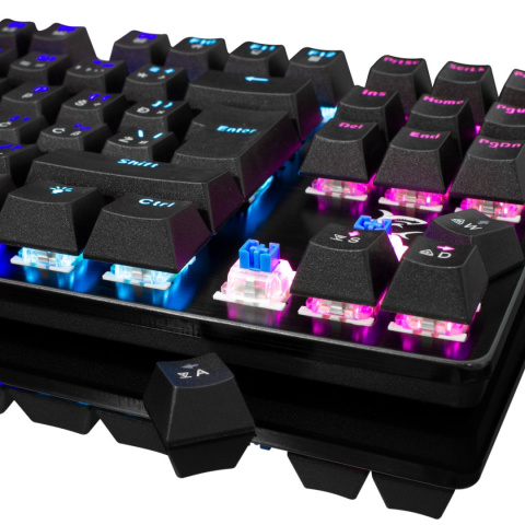 KLAWIATURA GAMINGOWA PODŚWIETLANA RGB METALOWA KLAWIATURA GAMINGOWA PODŚWIETLANA RGB METALOWA