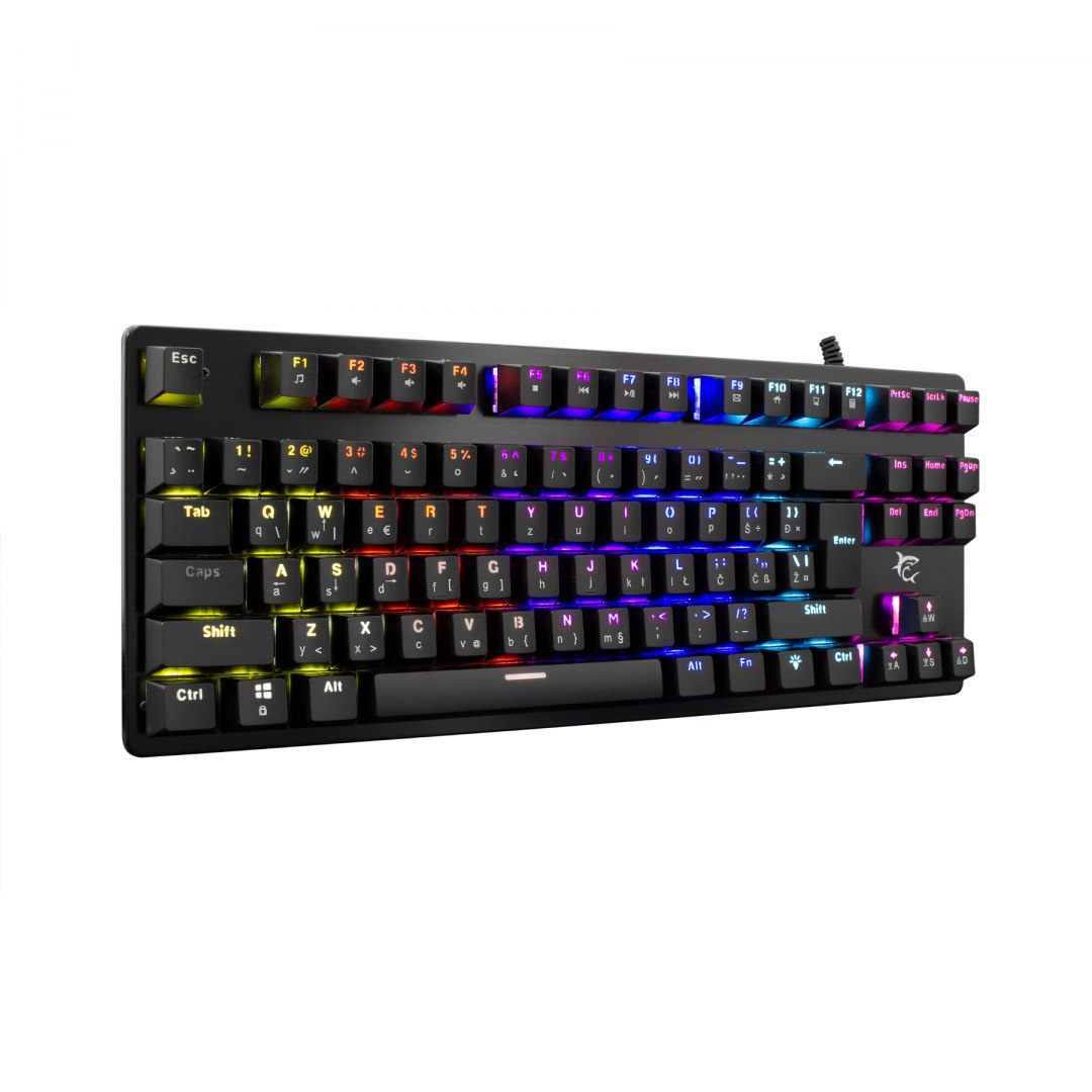 KLAWIATURA GAMINGOWA PODŚWIETLANA RGB METALOWA KLAWIATURA GAMINGOWA PODŚWIETLANA RGB METALOWA