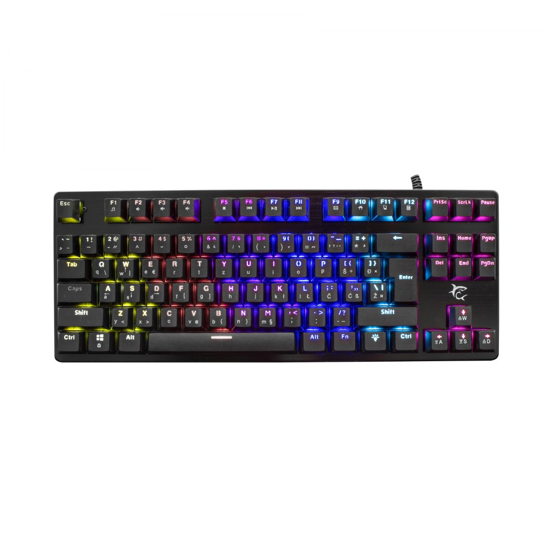 KLAWIATURA GAMINGOWA PODŚWIETLANA RGB METALOWA KLAWIATURA GAMINGOWA PODŚWIETLANA RGB METALOWA