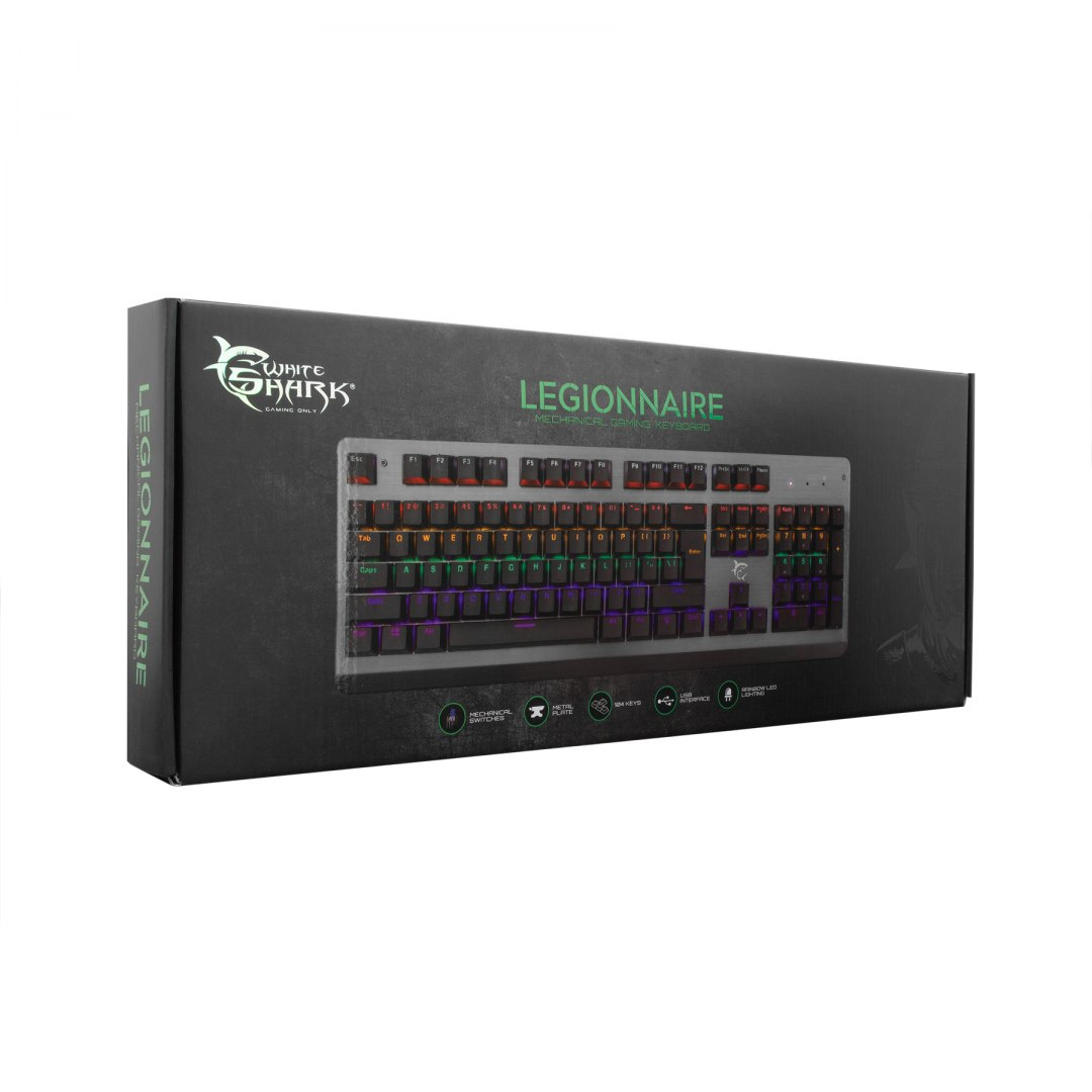 KLAWIATURA GAMINGOWA PODŚWIETLANA RGB METALOWA KLAWIATURA GAMINGOWA PODŚWIETLANA RGB METALOWA