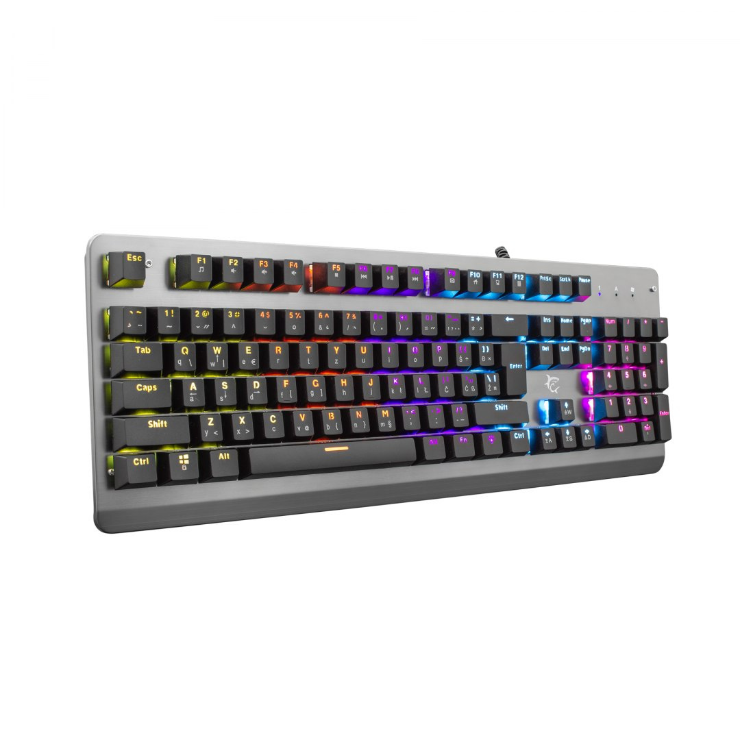 KLAWIATURA GAMINGOWA PODŚWIETLANA RGB METALOWA KLAWIATURA GAMINGOWA PODŚWIETLANA RGB METALOWA