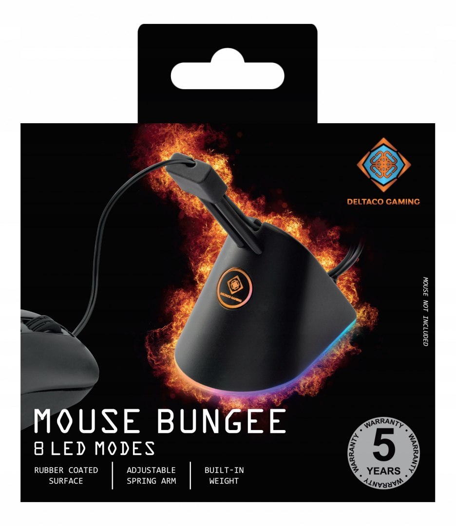 Mouse Bungee Uchwyt na KABEL CIEŻKI KOLORY RGB USB