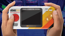 Mini konsola retro przenośna Atari 100 gier w 1 ATARI POCKET PLAYER PRO