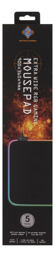 PODK?ADKA GAMING GAMINGOWA POD MYSZ LED RGB 90x36 PODK?ADKA GAMING GAMINGOWA POD MYSZ LED RGB 90x36