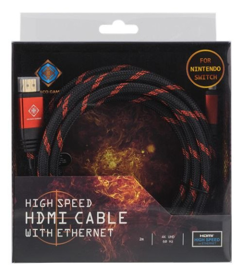 KABEL HDMI 2m Ultra HD 60hz DO NINTENDO SWITCH KABEL HDMI 2m Ultra HD 60hz DO NINTENDO SWITCH