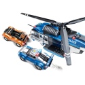Helikopter i Wozy Policyjne – Zbuduj własną flotę!