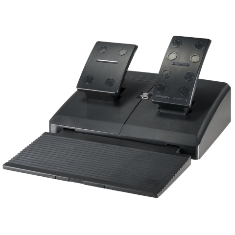 Kierownica gamingowa z pedałami i LED RGB