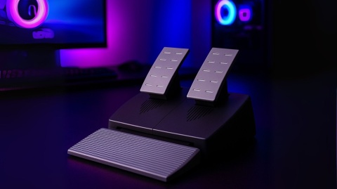 Kierownica wyścigowa do PS5 i PC z pedałami - 270° z ergonomicznym uchwytem i dźwignią biegów