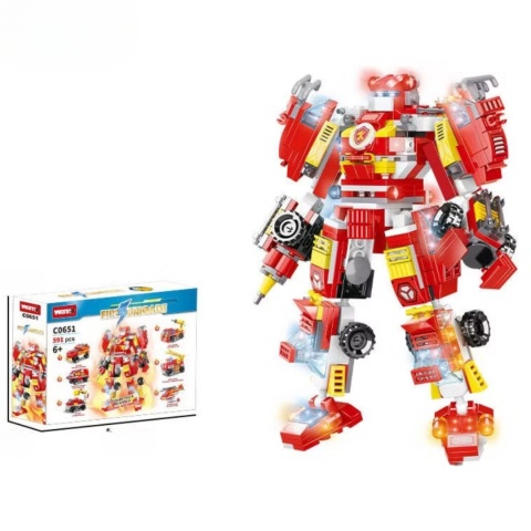 Klocki 6 w 1: Zbuduj robota i pojazdy Klocki 6 w 1: Zbuduj robota i pojazdy