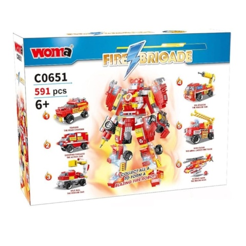 Klocki 6 w 1: Zbuduj robota i pojazdy Klocki 6 w 1: Zbuduj robota i pojazdy