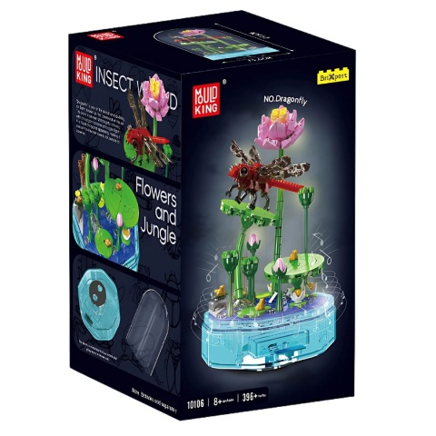 Klocki Music Box z ważką – pozytywka LED 396 elementów Klocki Music Box z ważką – pozytywka LED 396 elementów