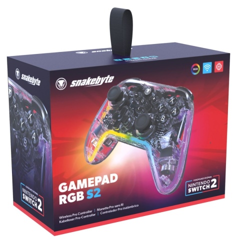 Kontroler Snakebyte SB924163 Nintendo Switch 2 RGB Kontroler Snakebyte SB924163 Nintendo Switch 2 RGB