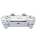 Kontroler bezprzewodowy PS5 biały Froggiex DualSense RGB, funkcją Turbo, programowalne przyciski