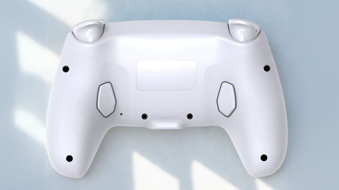 Kontroler bezprzewodowy PS5 biały Froggiex DualSense RGB, funkcją Turbo, programowalne przyciski Kontroler bezprzewodowy PS5 biały Froggiex DualSense RGB, funkcją Turbo, programowalne przyciski