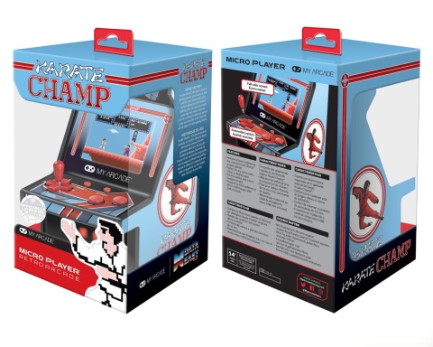 MY ATCADE Karate Champ Micro Player–Mini Automat Arcade Oryginalna Grafika