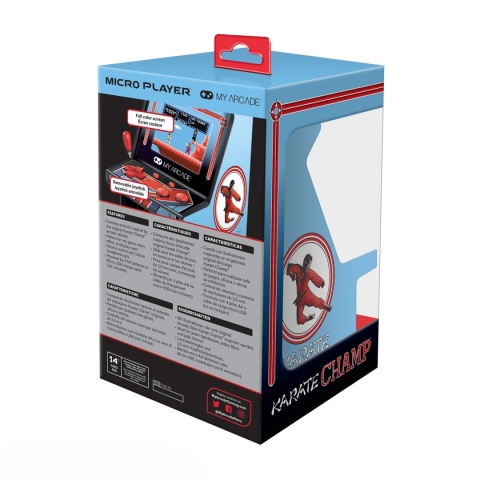 MY ATCADE Karate Champ Micro Player–Mini Automat Arcade Oryginalna Grafika