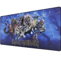 Podkładka XXL Iron Maiden 900x400 mm – gamingowa mata pod mysz i klawiaturę, Eddie, antypoślizgowa, 3 mm