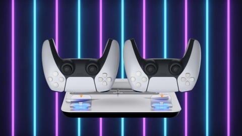 Podstawka chłodząca i stacja ładująca do PS5 / PS5 Slim / PS5 Pro – wentylatory, LED, USB, szybkie ładowanie padów