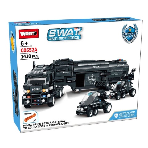 Policyjny Ciężarowy Transporter S.W.A.T – Mobilna Baza Operacyjna! Policyjny Ciężarowy Transporter S.W.A.T – Mobilna Baza Operacyjna!