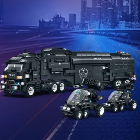 Policyjny Ciężarowy Transporter S.W.A.T – Mobilna Baza Operacyjna! Policyjny Ciężarowy Transporter S.W.A.T – Mobilna Baza Operacyjna!