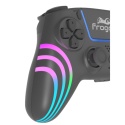 Kontroler bezprzewodowy PS5 Froggiex czarny DualSense, RGB, Turbo, programowalne przyciski