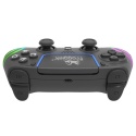 Kontroler bezprzewodowy PS5 Froggiex czarny DualSense, RGB, Turbo, programowalne przyciski