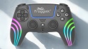Kontroler bezprzewodowy PS5 Froggiex czarny DualSense, RGB, Turbo, programowalne przyciski
