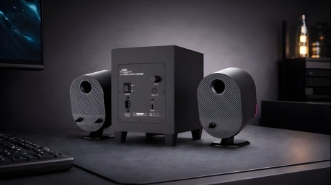 Głośniki gamingowe 2.1 z LED