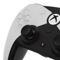 Przewodowy kontroler Xbox Series X/S, Xbox One i PC, programowalne przyciski, kontroler z czujnikami Halla- biały