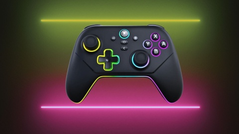 SNAKEBYTE Bezprzewodowy kontroler LED Nintendo 2