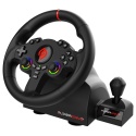 SUBSONIC Kierownica gamingowa 220 RS-X z pedałami, LED