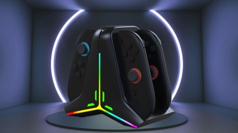 Stacja ładująca Joy-Con Nintendo Switch 2, ładowarka do 4 Joy-Conów,LED Stacja ładująca Joy-Con Nintendo Switch 2, ładowarka do 4 Joy-Conów,LED