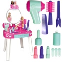 TOALETKA BARBIE VANITY 12 AKCESORIÓW INTERAKTYWNA ZABAWKA