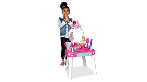 TOALETKA BARBIE VANITY 12 AKCESORIÓW INTERAKTYWNA ZABAWKA
