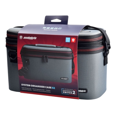 Torba do organizacji Snakebyte Nintendo Switch 2- szara