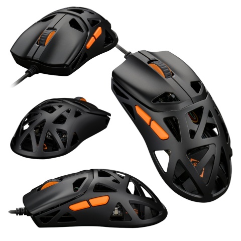 Ultra-lekka mysz gamingowa 47 g 12 400 DPI PixArt 3327 FPS RGB USB