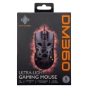 Ultra-lekka mysz gamingowa 47 g 12 400 DPI PixArt 3327 FPS RGB USB