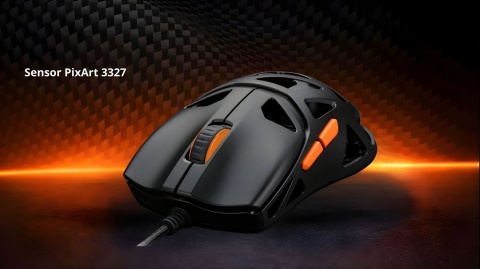 Ultra-lekka mysz gamingowa 47 g 12 400 DPI PixArt 3327 FPS RGB USB