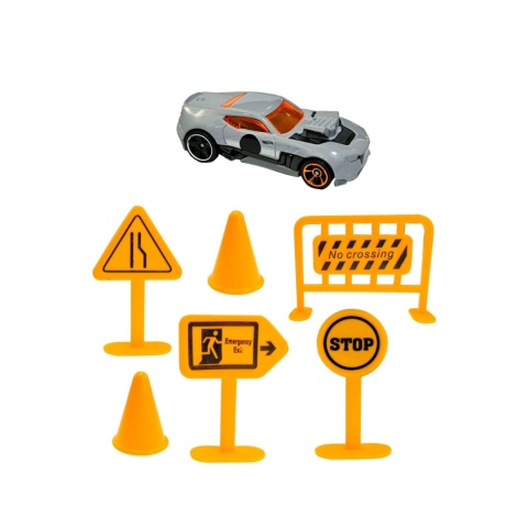 Mata do zabawy dla dzieci Hot Wheels duży tor wyścigowy + samochodzik