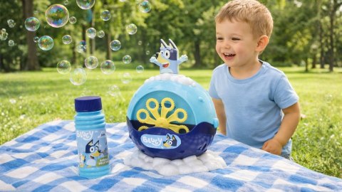 Maszynka do baniek mydlanych Bluey Bubble Blower 59 ml dla dzieci bańki