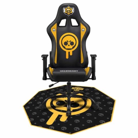 Mata gamingowa pod fotel Brawl Stars wodoodporna antypoślizgowa 100×100 cm