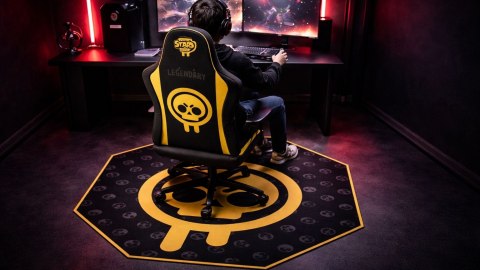 Mata gamingowa pod fotel Brawl Stars wodoodporna antypoślizgowa 100×100 cm