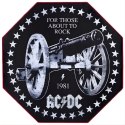 Mata pod fotel gamingowa AC/DC wodoodporna antypoślizgowa Rock'n'Roll 100cm