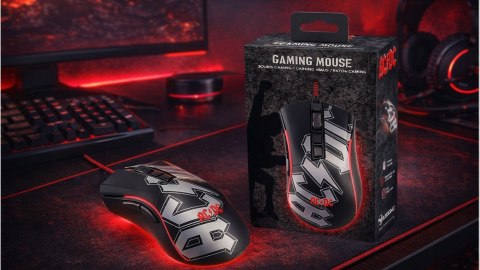 Mysz gamingowa AC/DC LED 7200 DPI przewodowa dla graczy lub biura USB